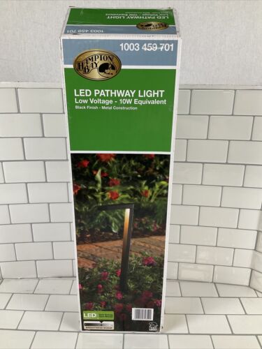 10-Watt Black Outdoor Integrated LED Landscape Path Light (6922766221495)